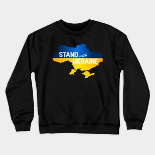 STAND WITH UKRAINE - PROTEST Crewneck Sweatshirt